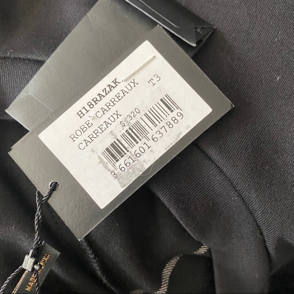 Maje Razak Deconstructed Plaid Cold Shoulder Dress - Picture 11 of 12